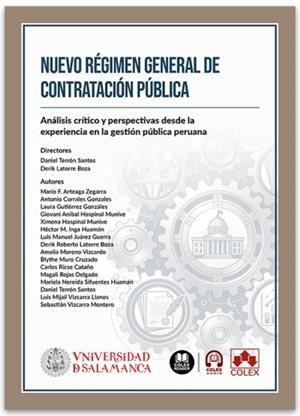 NUEVO REGIMEN GENERAL DE CONTRATACIÓN PÚBLICA | 9791370117122 | TERRÓN SANTOS, DANIEL/DOMÍNGUEZ ÁLVAREZ, JOSÉ LUIS/TALAVERA CORDERO, PILAR/LATORRE BOZA, DERIK/ARTEA