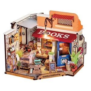 DIY MINIATURE HOUSE. CORNER BOOKSTORE | 6946785120196