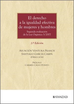 DERECHO A LA IGUALDAD EFECTIVA DE MUJERES Y HOMBRES, EL (2A EDICIÓN) | 9788410858565 | VENTURA FRANCH, ASUNCIÓN / GARCIA CAMPA, SANTIAGO