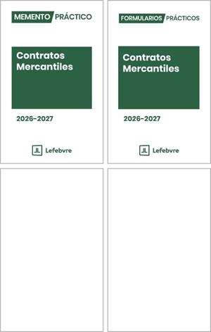 PACK MEMENTO CONTRATOS MERCANTILES 2026 - 2027 | 9791387925086 | LEFEBVRE-EL DERECHO