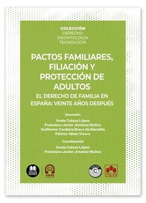 PACTOS FAMILIARES, FILIACIÓN Y PROTECCIÓN DE ADULTOS | 9791370117900 | ÁLVAREZ, HENAR / PÉREZ GIMÉNEZ, MARÍA TERESA / VILLANUEVA LUPIÓN, CARMEN / ANGUITA, ROSA MARÍA