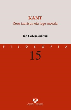 KANT. ZERU IZARTSUA ETA LEGE MORALA | 9788490828311 | SUDUPE MARTIJA, JON