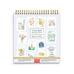 TRAVEL BOOK AQUARELES SPRING IN PARIS | 7867636954595