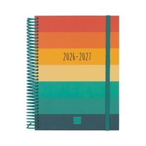 AGENDA ESPIRAL CURS DIVA 1/4 1DP 26-27 COLORS | 8422952415640