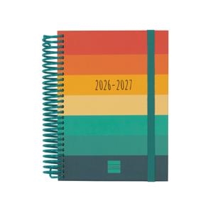 AGENDA ESPIRAL CURS DIVA 1/8 1DP 26-27 COLORS | 8422952415923