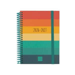 AGENDA ESPIRAL CURS DIVA 1/8 SVH 26-27 COLORS | 8422952416067