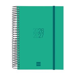 AGENDA ESPIRAL CURS ESPIR E10 1DP 26-27 VERD | 8422952417569