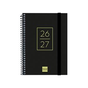 AGENDA ESPIRAL CURS SEC.1/8 SVH 26-27 NEGRE | 8422952417095