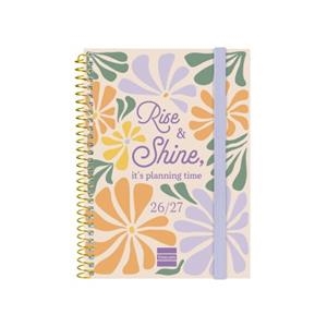 AGENDA ESPIRAL CURS SEC.1/8 SVH 26-27 SHINE | 8422952417064