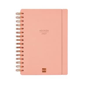 AGENDA ESPIRAL DOBLE 16 MESOS HAIKU E10 SVH 26-27 CORAL | 8422952415183