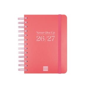 AGENDA ESPIRAL DOBLE CURS COSMO 1/8 1DP 26-27 VERMELL | 8422952416333