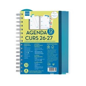AGENDA ESPIRAL DOBLE DOCENT MAGIS.PERS.1/4 SVH 26-27 BLAU | 8422952416791