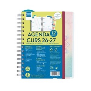 AGENDA ESPIRAL DOBLE DOCENT MAGIS.PERS.1/4 SVH 26-27 MANDALA | 8422952416784
