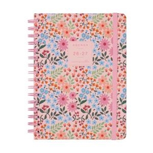 AGENDA ESPIRAL DOBLE MONIQUILLA E10 SVH 26-27 ROSA | 8422952416692