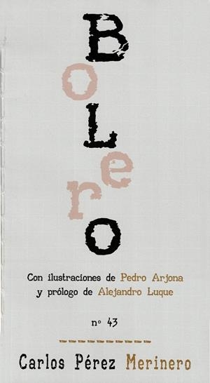 BOLERO | 9791399001075 | PÉREZ MERINERO, CARLOS