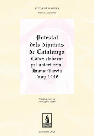 POTESTAT DELS DIPUTATS DE CATALUNYA | 9788413037127 | RIPOLL SASTRE, PERE