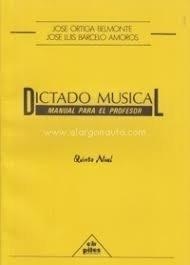 DICTADO MÚSICAL, PROFESOR 3º Y 4º | 9788486106621 | ORTIGA - BARCELO
