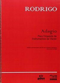 ADAGIO PARA ORQUESTA INSTRUM, DE VIENTO | 9788486106690 | RODRIGO, JOAQUIN