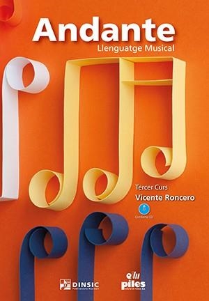 ANDANTE 3 TERCER CURS CD | 9788415928805 | RONCERO GOMEZ, VICENTE