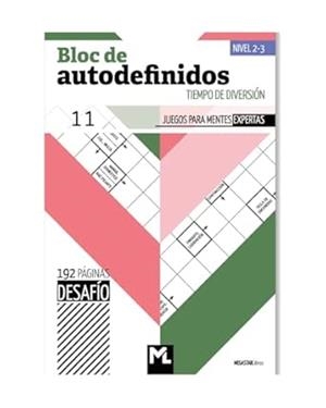 BLOC DE AUTODEFINIDOS 11 (DESAFÍO) NIVEL 2-3 | 9789493361799