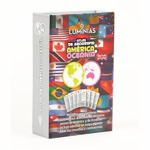 ATLAS DE GEOGRAFÍA - AMÈRICA + OCEANÍA (ESTUCHE CON 52 CARTAS) | 9789873884306 | BEZARES, A.