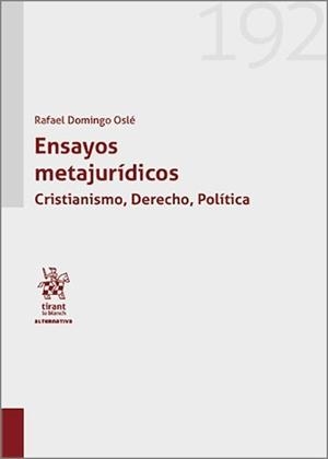 ENSAYOS METAJURIDICOS | 9791370406240 | DOMINGO OSLE, RAFAEL