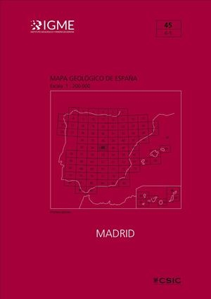 MAPA GEOLÓGICO DE ESPAÑA, ESCALA 1:200.000 | 9788400115463