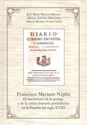 FRANCISCO MARIANO NIPHO | 9788400098988 | MAESTRE MAESTRE, JOSE MARIA