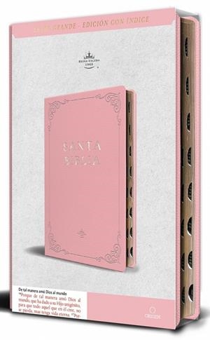 BIBLIA RVR 1960 SIMIL PIEL ROSADA TAMAÑO MANUAL NOMBRES DE DIOS | 9798890982131 | REINA VALERA REVISADA