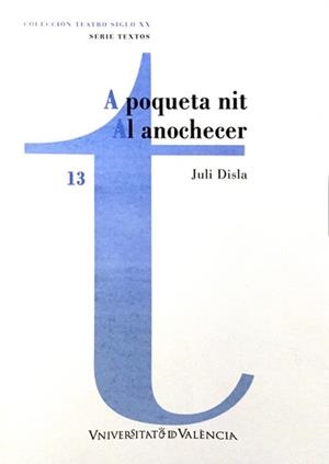 POQUETA NIT AL ANOCHECER | 9788437051314 | DISLA, JULI