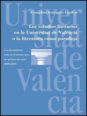 ESTUDIOS LITERARIOS EN LA UNIVERSIDA | 9788437071435 | RODRÍGUEZ CUADROS, EVANGELINA
