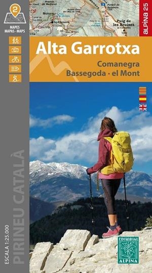 ALTA GARROTXA : MAPA ALPINA 25 | 9788470112270
