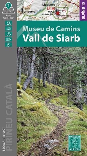 VALL DE SIARB : MAPA-GUIA [2026] | 9788470112225 | EDITORIAL ALPINA