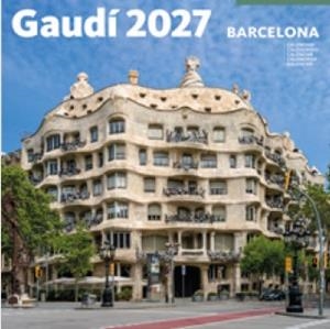 CALENDARI 2027 PARET (30X30 CM) GAUDÍ-2 B (PEDRERA) | 8424455270184