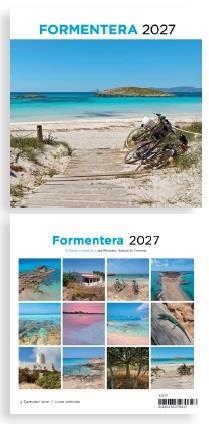 CALENDARI 2027 SOBRETAULA (14X15 CM) FORMENTERA | 8424455270627