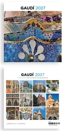 CALENDARI 2027 SOBRETAULA (14X15 CM) GAUDÍ | 8424455270634