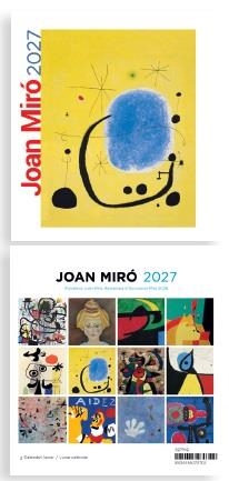 CALENDARI 2027 SOBRETAULA (14X15 CM) MIRÓ - BCN | 8424455270702