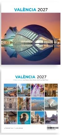 CALENDARI 2027 SOBRETAULA (14X15 CM) VALÈNCIA | 8424455270757