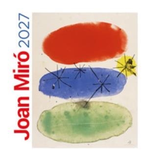CALENDARI 2027 SOBRETAULA (14X15 CM) MIRÓ - PALMA | 8424455270696