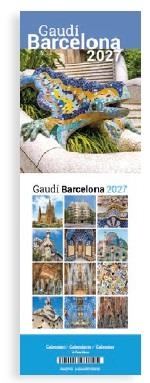 CALENDARI 2027 SOBRETAULA MINI (9X12 CM) GAUDÍ-1 (DRAC) | 8424455270825