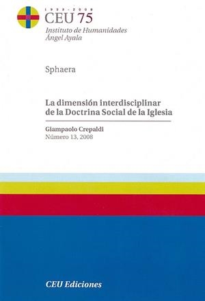 DIMENSIÓN INTERDISCIPLINAR DE LA DOCTRINA SOCIAL DE LA IGLESIA, LA | 9788496860896 | CREPALDI, GIAMPAOLO