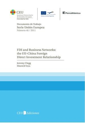 FDI AND BUSINESS NETWORKS : THE EU-CHINA FOREIGN DIRECT INVESTMENT RELATIONSHIP | 9788492989720 | CLEGG, JEREMY / VOSS, HINRICH
