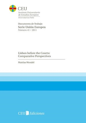 LISBON BEFORE THE COURTS : COMPARATIVE PERSPECTIVES | 9788492989799 | WENDEL, MATTIAS