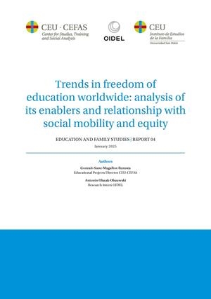 TRENDS IN FREEDOM OF EDUCATION WORLDWIDE: ANALYSIS OF ITS ENABLERS AND RELATIONS | 9788419976710 | SANZ-MAGALLÓN REZUSTA, GONZALO / OLSZAK-OLSZEWSKI, ANTONIN