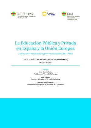 EDUCACIÓN PÚBLICA Y PRIVADA EN ESPAÑA Y LA UNIÓN EUROPEA, LA | 9788419976475 | RIERA, JOSÉ RAMÓN / BASCO, IGNACIO / SANZ-MAGALLÓN REZUSTA, GONZALO