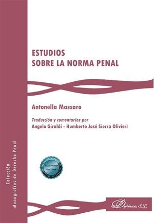 ESTUDIOS SOBRE LA NORMA PENAL | 9791370472764 | MASSARO, ANTONELLA
