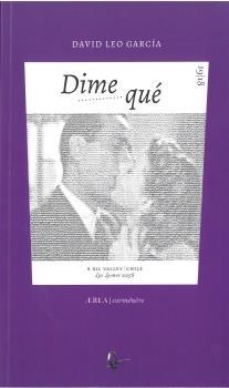 DIME QUÉ | 9789560105639 | GARCÍA, DAVID LEO