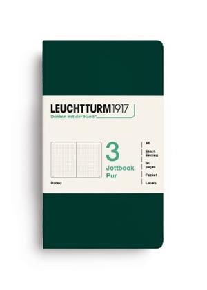 JOTTBOOK PUR A6 PUNTETS PACK 3 FOREST GREEN | 4070292006505