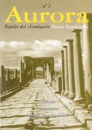AURORA 02. PAPELES DEL "SEMINARIO MARÍA ZAMBRANO" | 977157550400202