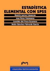 ESTADISTICA ELEMENTAL CON SPSS | 9788477335252 | LACRUZ CASAUCAU, BEATRIZ / PEREZ PALOMARES, ANA